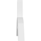 Ekena Millwork Archdale Architectural Grade PVC Gable Bracket, 96"W x 28"H x 4"D x 6"F, 7/12 Pitch GBP096X28X0406ARC00 - alternate 3
